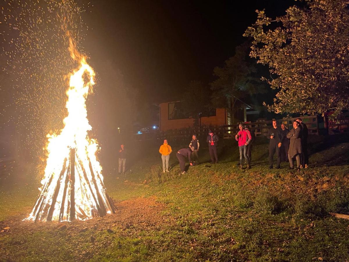 Casa Bradet Pensionat Întorsura Buzăului Exteriör bild