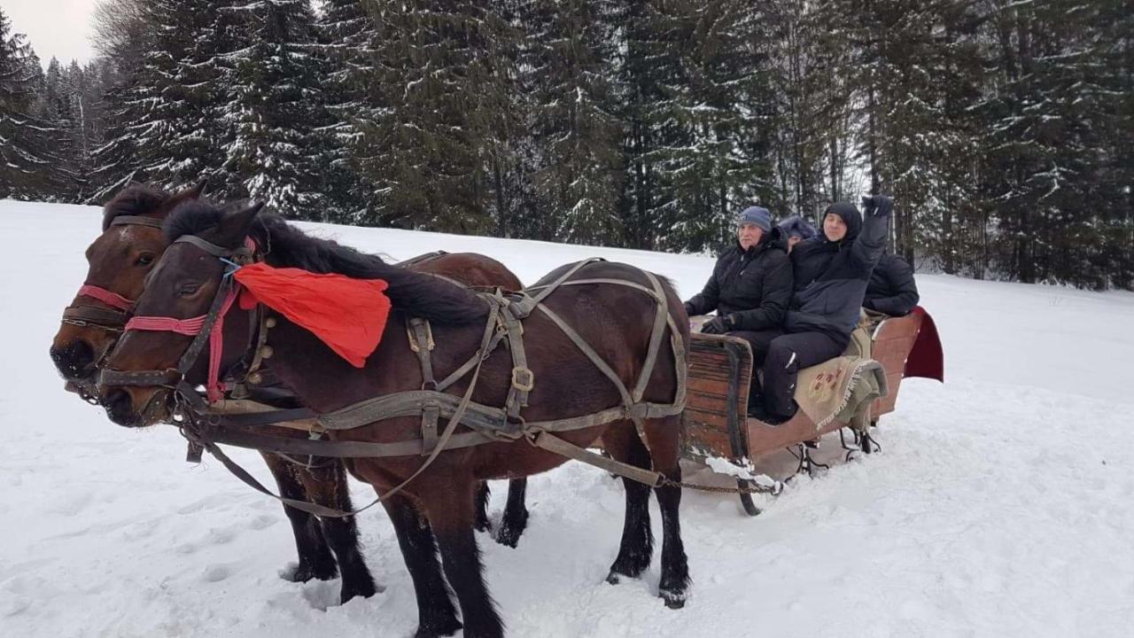 Casa Bradet Pensionat Întorsura Buzăului Exteriör bild